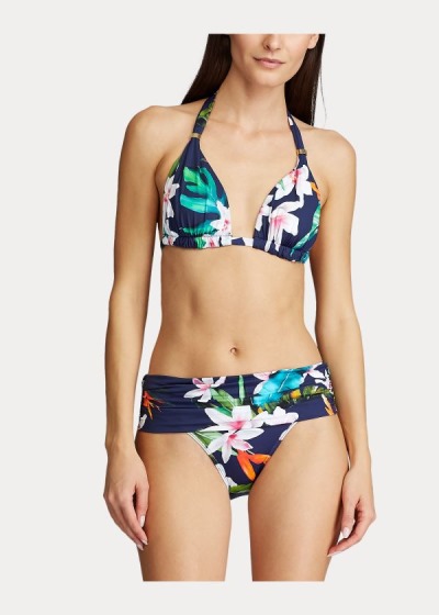 Women's Ralph Lauren Tropical Halter Bikini Tops | 152437AIT